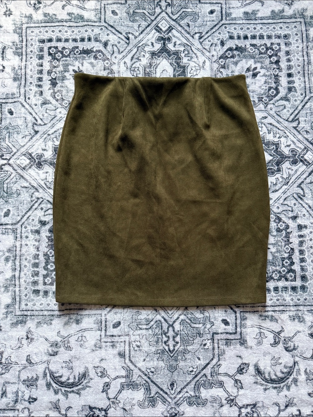 Olive Green Women's Mini Skirt